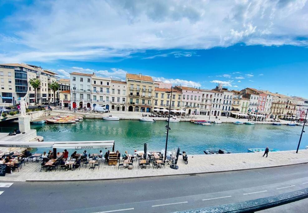 "Royal" Magnifique Appartement Avec Vue Sur Le Cadre Royal Sète Exteriör bild